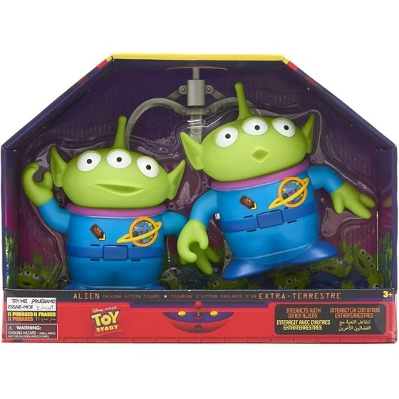 Disney Store Official Talking Action Figure from Toy Story, Features Sounds and Phrases from The Movies, Interacts with Other Figures and Toys – Aliens