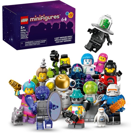 LEGO Minifigures Series 26 Space 6 Pack, Multi Pack of Collectible Minifigures