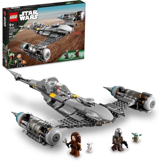 LEGO Star Wars The Mandalorian's N-1 Starfighter 75325 Building Set - The Book of Boba Fett, Featuring Baby Yoda Grogu and Droid Toy Figures
